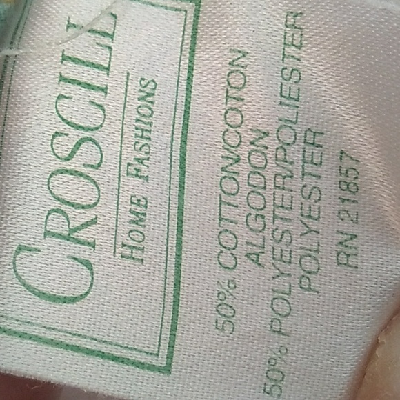 ⚜️  Vintage 1980’s Tablecloth Benetello CROSCILL MUTED 70" - Picture 2 of 16